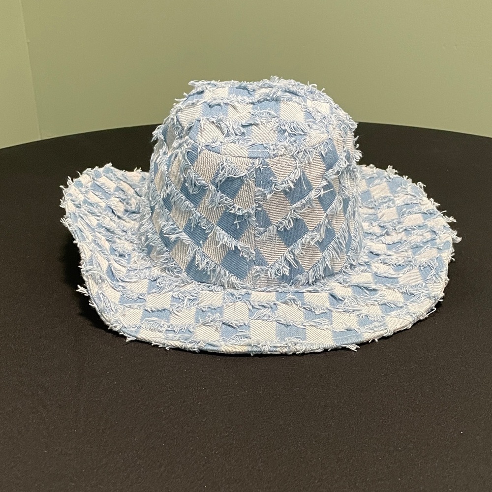 Beyoncé Cowboy Carter Denim Patchwork Hat - Picture 3 of 4